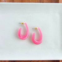 Julie Hoops - Berry Pink
