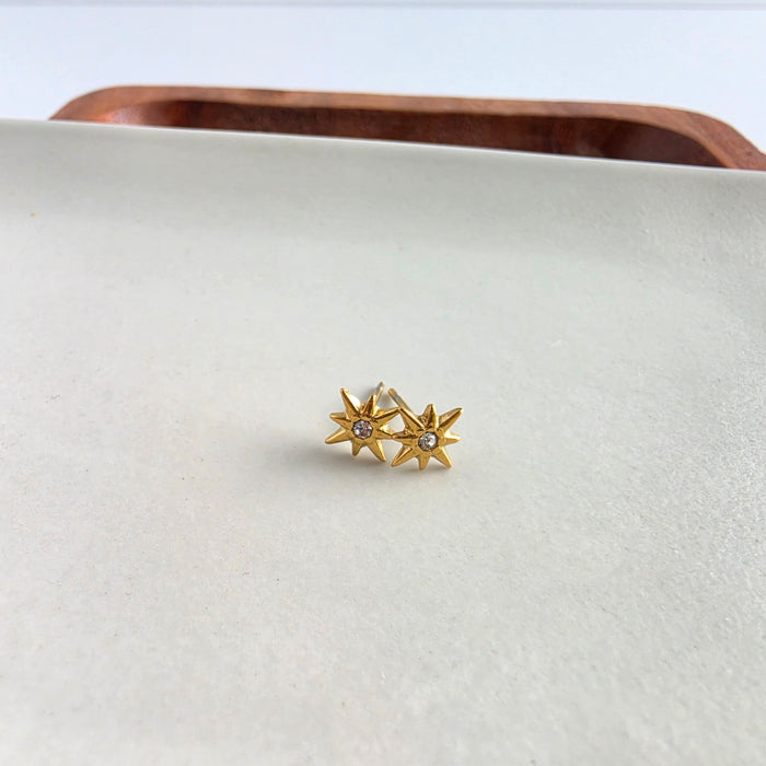 Luxe Starburst Studs - Gold