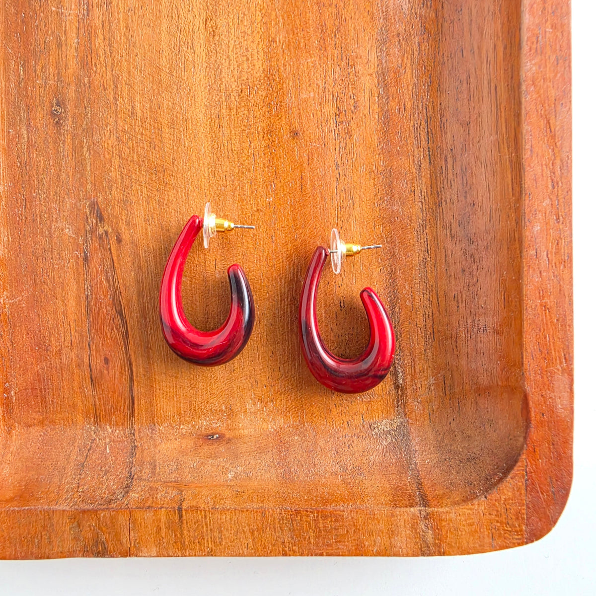 Julie Hoops - Crimson Red