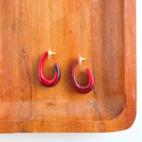 Julie Hoops - Crimson Red