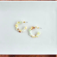 Flora Mini Hoops - Citron Zest