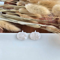 Pumpkin Patch Studs - Cream