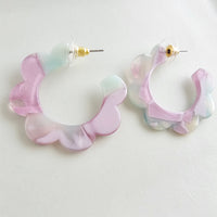 Flora Hoops - Lilac Quartz