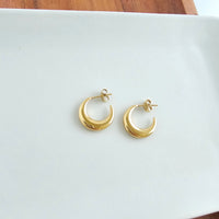 Luxe Selena Hoops   - Gold