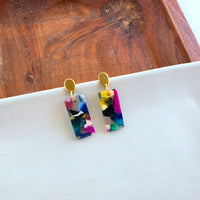 Rory Earrings - Moody Mosaic