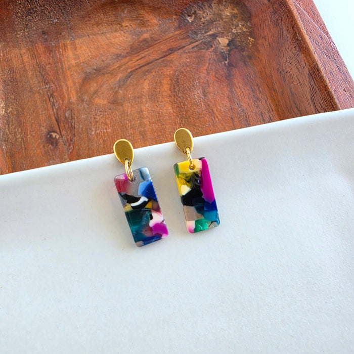 Rory Earrings - Moody Mosaic