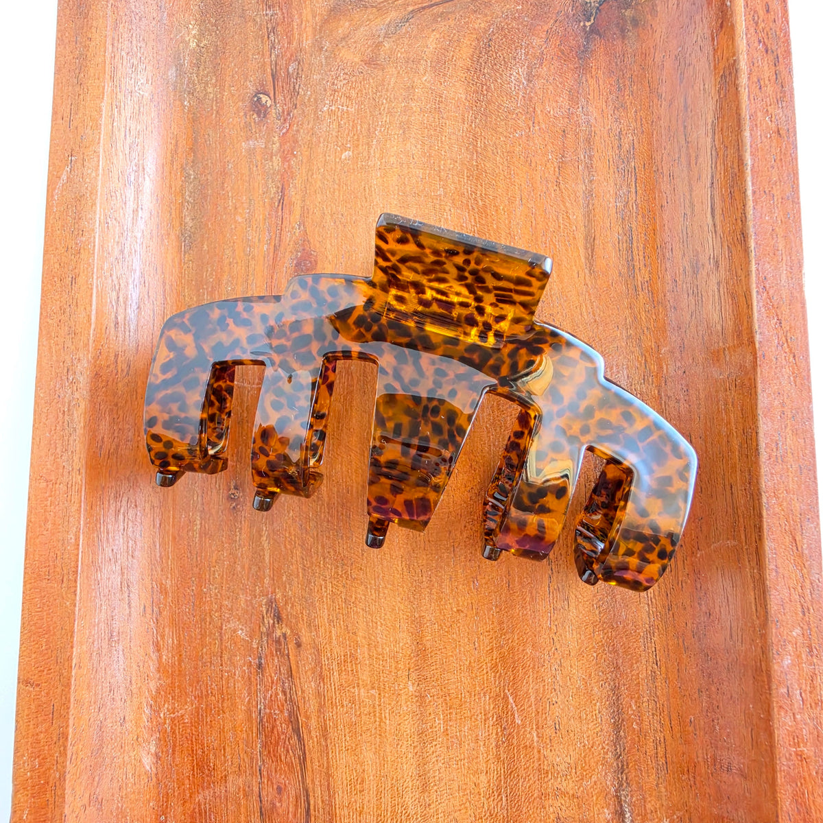 Catherine Hair Claw - Amber Dot