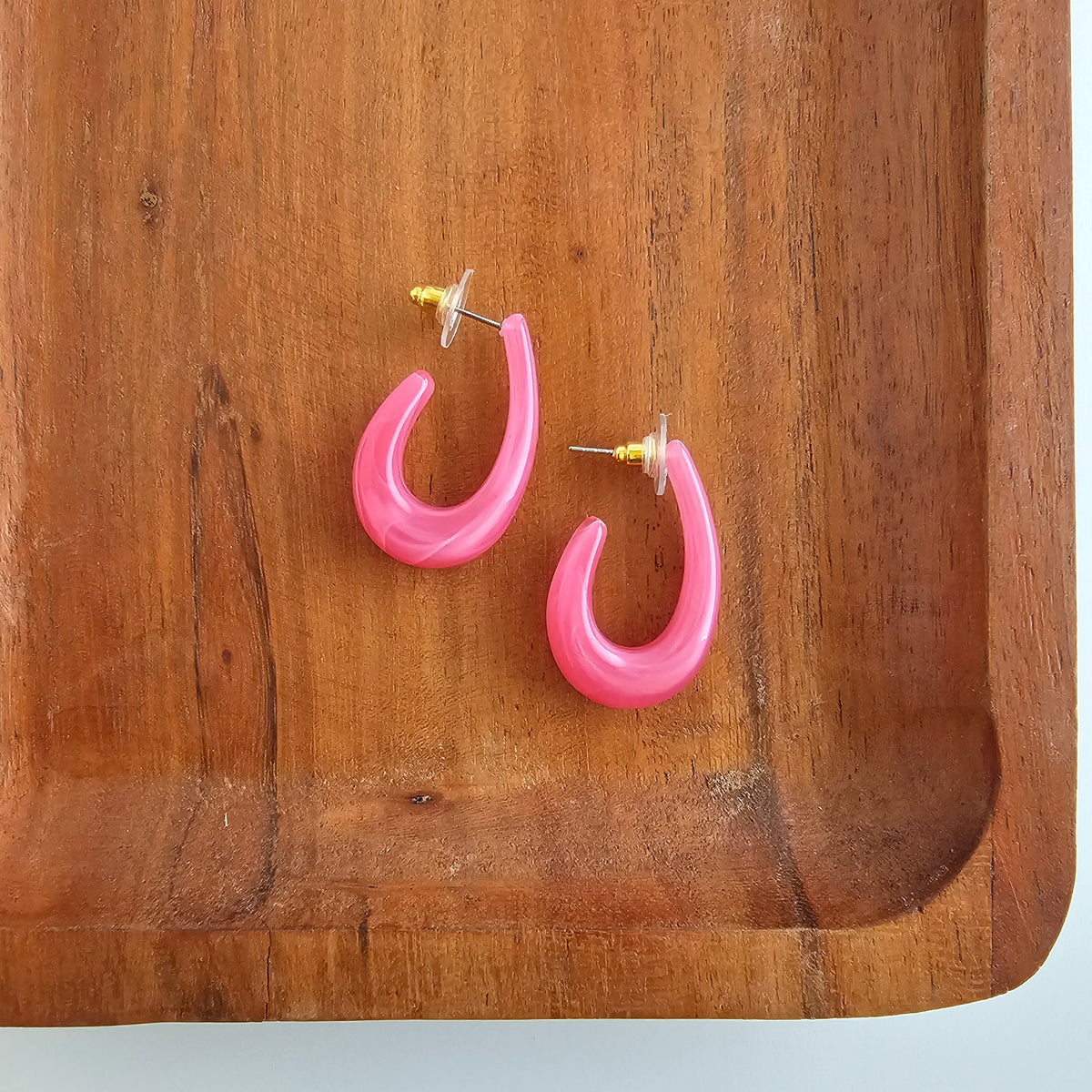 Julie Hoops - Berry Pink