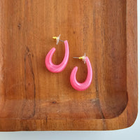 Julie Hoops - Berry Pink