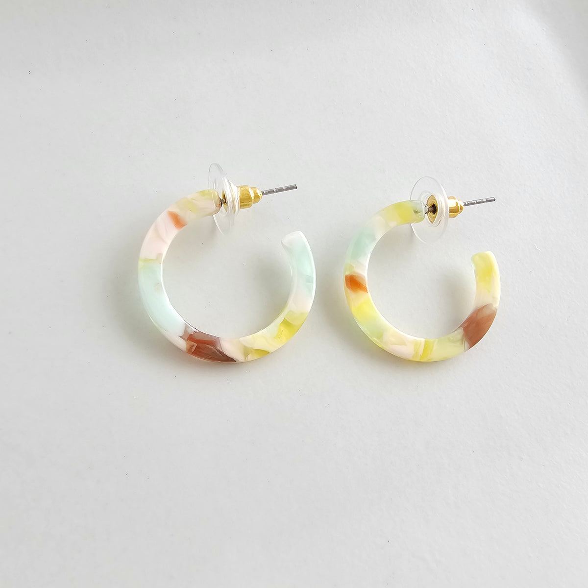 Cam Mini Hoops - Citron Zest