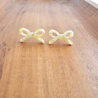 Bowie Studs - Buttercream Dot