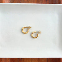 Luxe Bridget Hoops - Gold