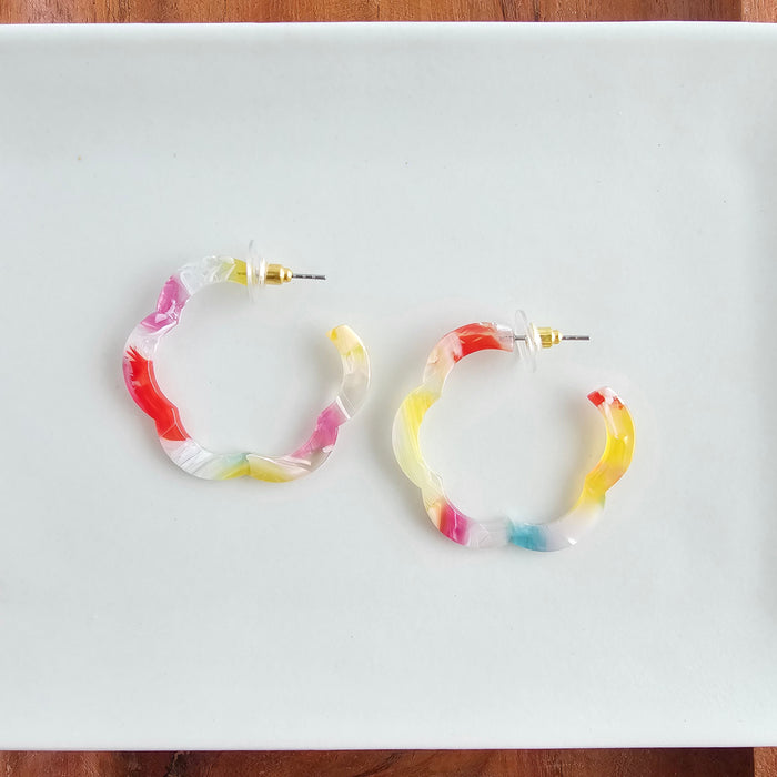 Posey Hoops - Technicolor