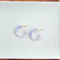 Cam Mini Hoops - Pastel Prism