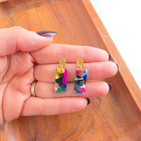 Rory Earrings - Moody Mosaic
