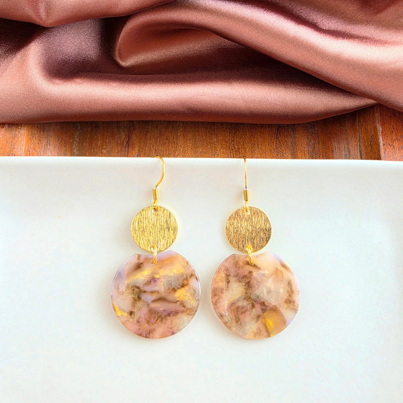 Zoey Mini Earrings - Shimmering Taupe