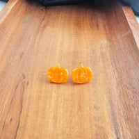 Pumpkin Patch Studs - Orange