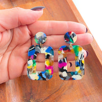 Margot Earrings - Moody Mosaic