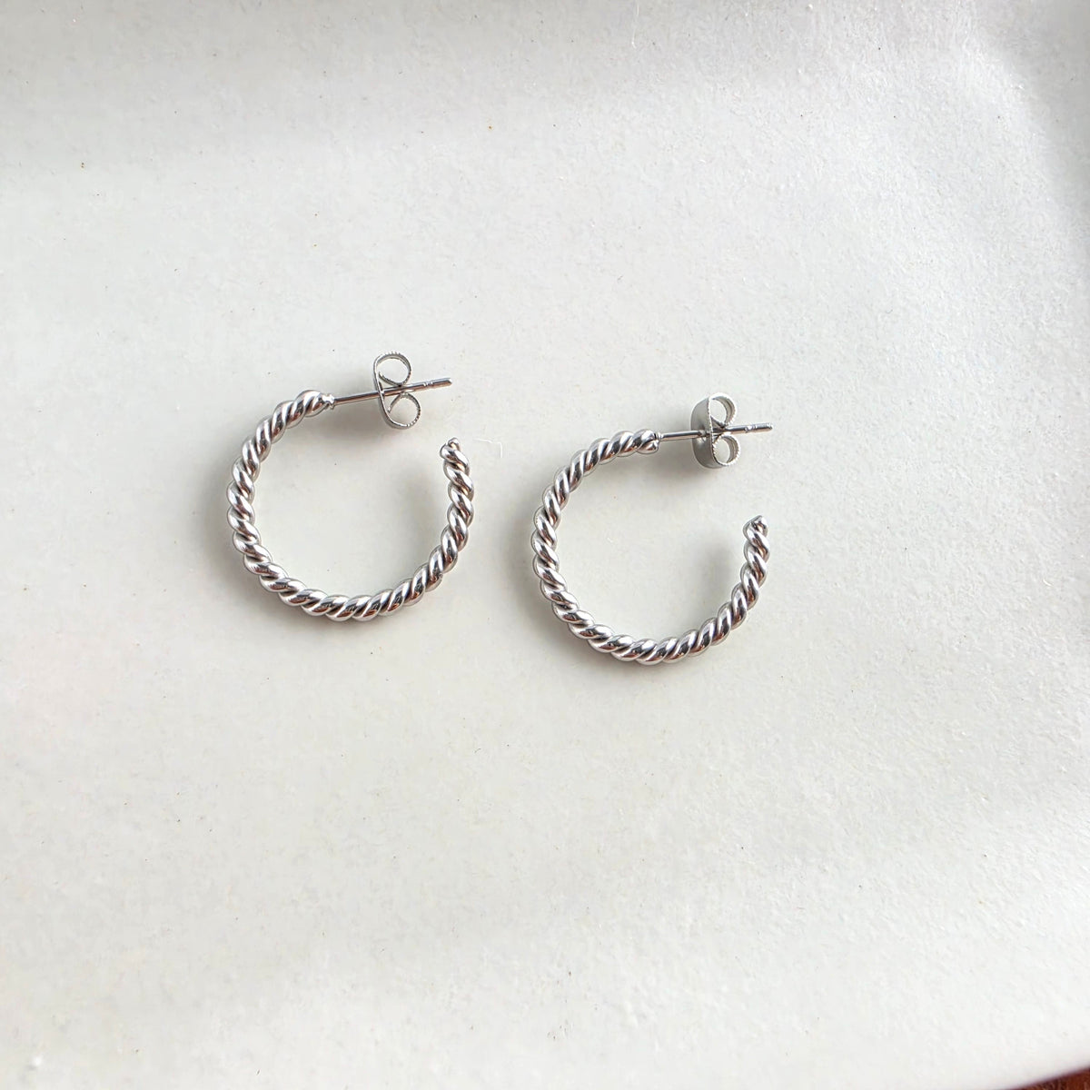Luxe Tatum Hoops - Silver