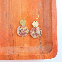Zoey Mini Earrings - Shimmering Taupe
