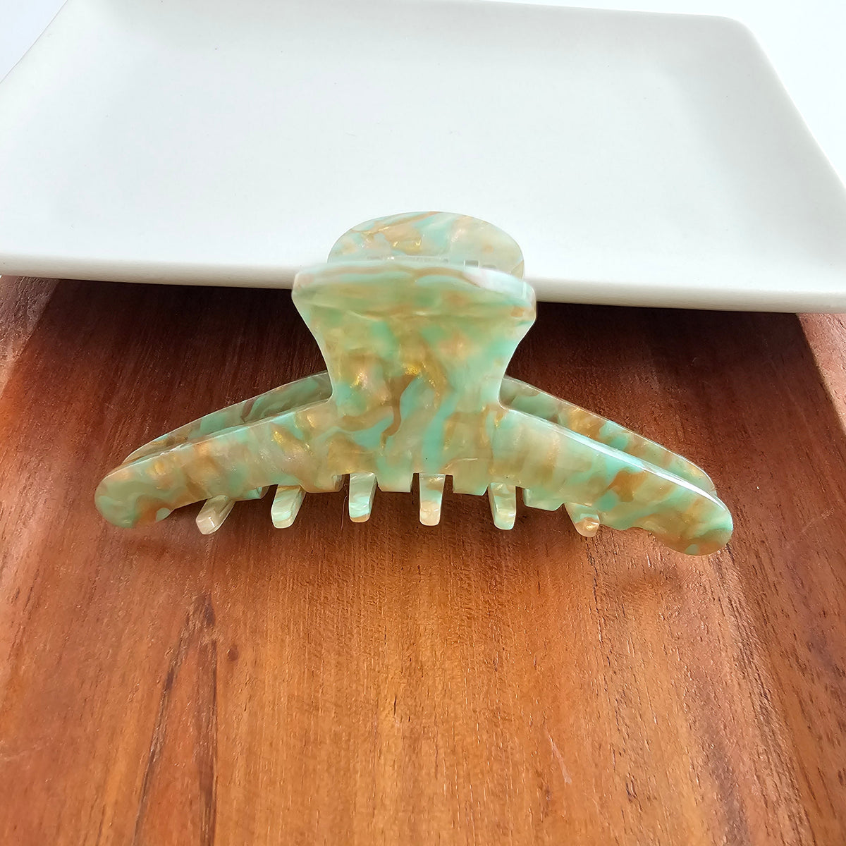 Callie Hair Claw - Champagne Mint