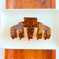 Catherine Hair Claw - Amber Dot