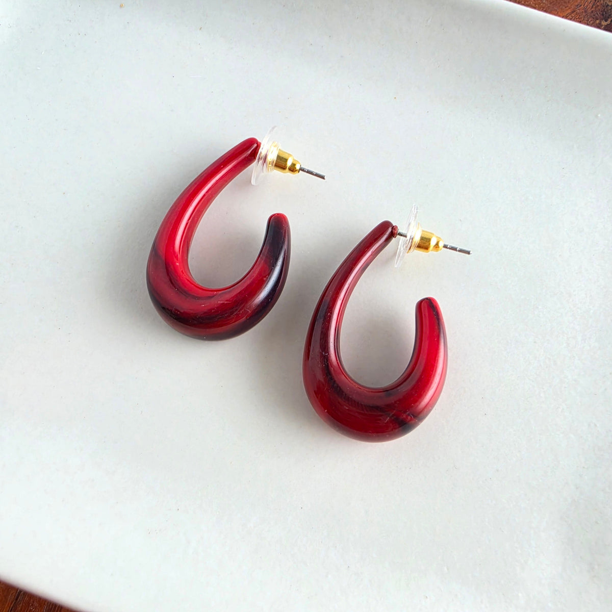 Julie Hoops - Crimson Red