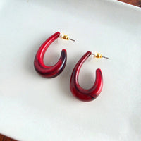 Julie Hoops - Crimson Red