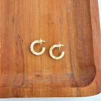 Micro Cam Mini Hoops - Buttercream Dot