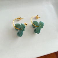 Magnolia Hoops - Alpine Green