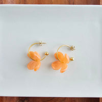 Primrose Hoops - Tangerine Orange