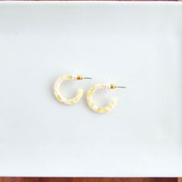 Micro Cam Mini Hoops - Buttercream Dot