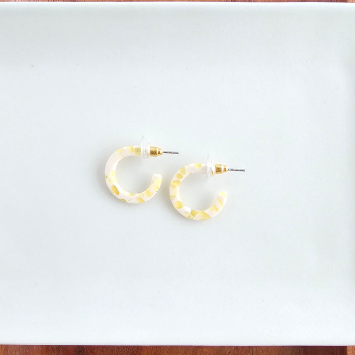 Micro Cam Mini Hoops - Buttercream Dot