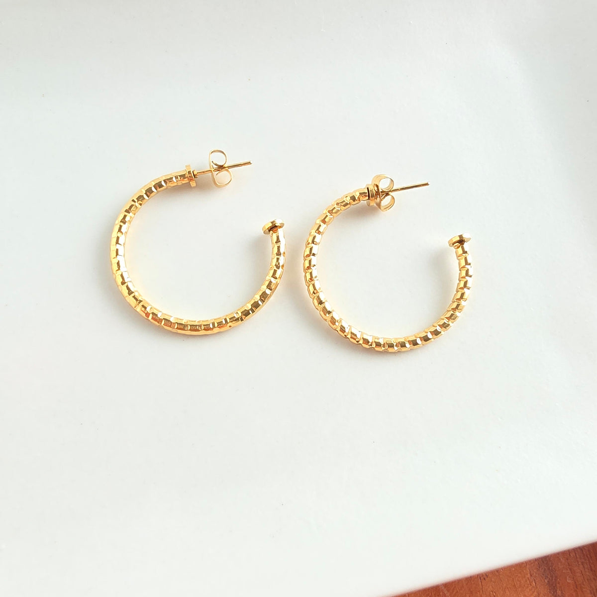 Luxe Tatum Hoops - Gold