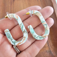 Jenna Hoops - Creamsicle Mint