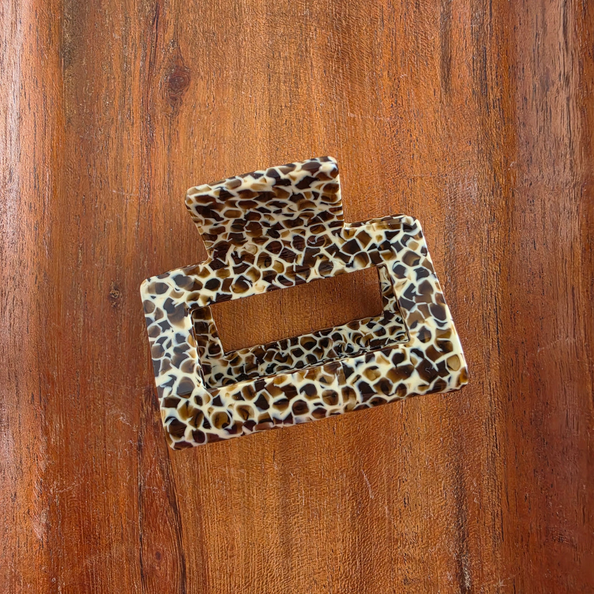 Carly Hair Claw - Giraffe