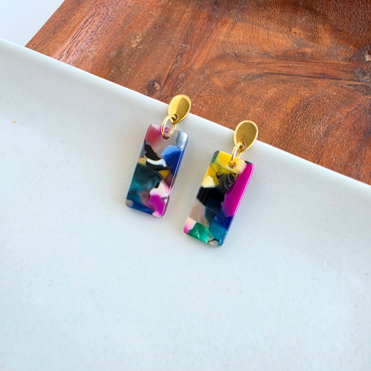 Rory Earrings - Moody Mosaic