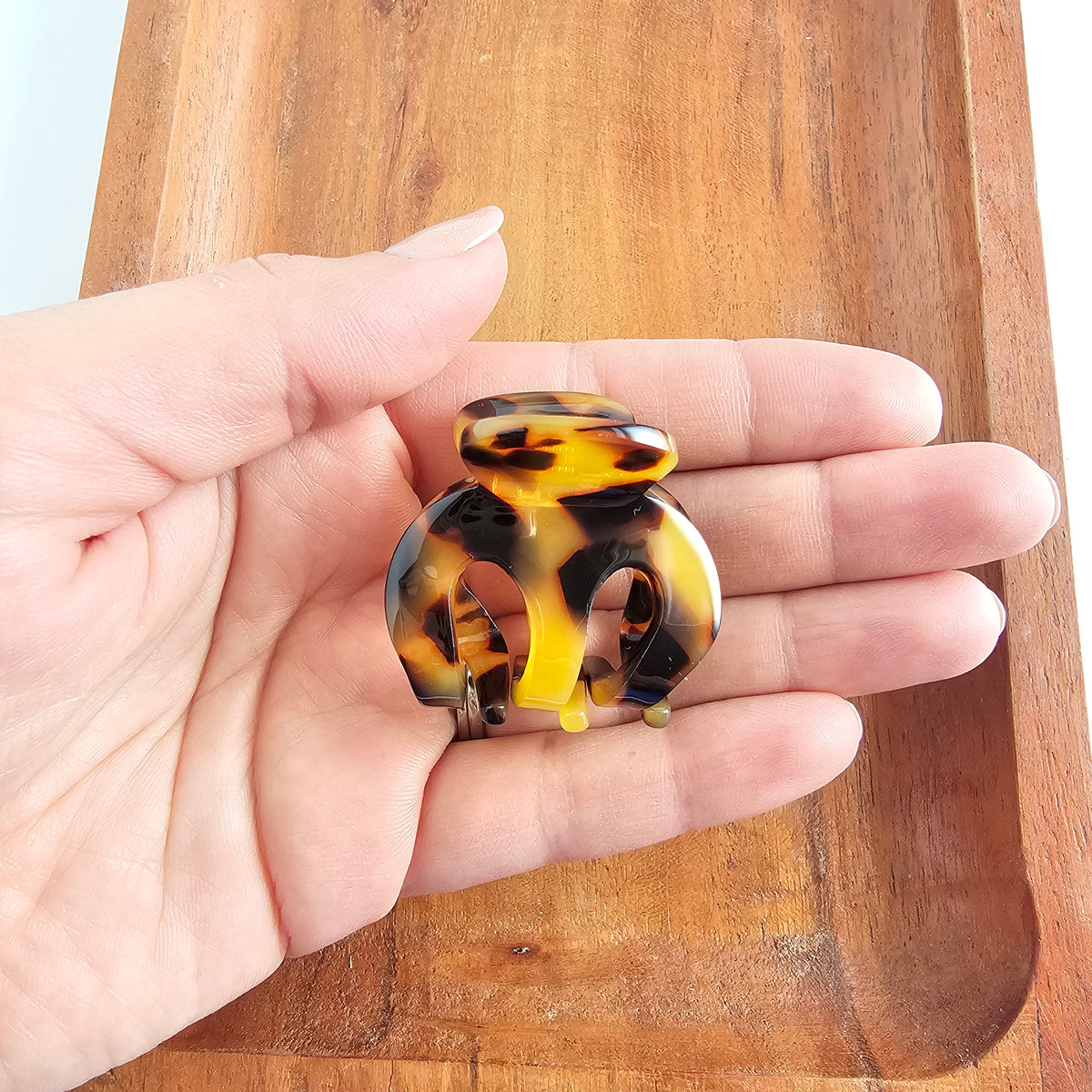 Claire Hair Claw Trio - Olive Tortoise, Blonde Tortoise, and Tortoise