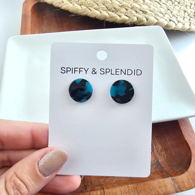 Sophie Studs - Blue Tortoise