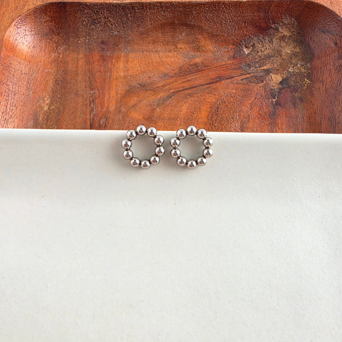 Luxe Bianca Studs - Silver