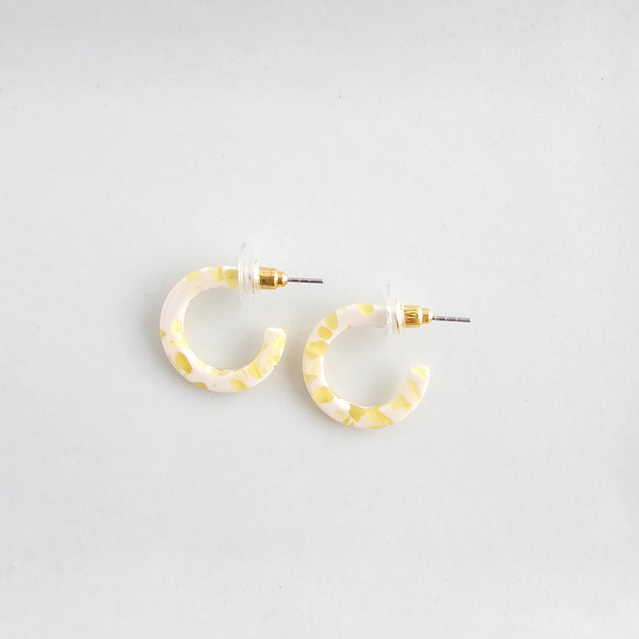 Micro Cam Mini Hoops - Buttercream Dot