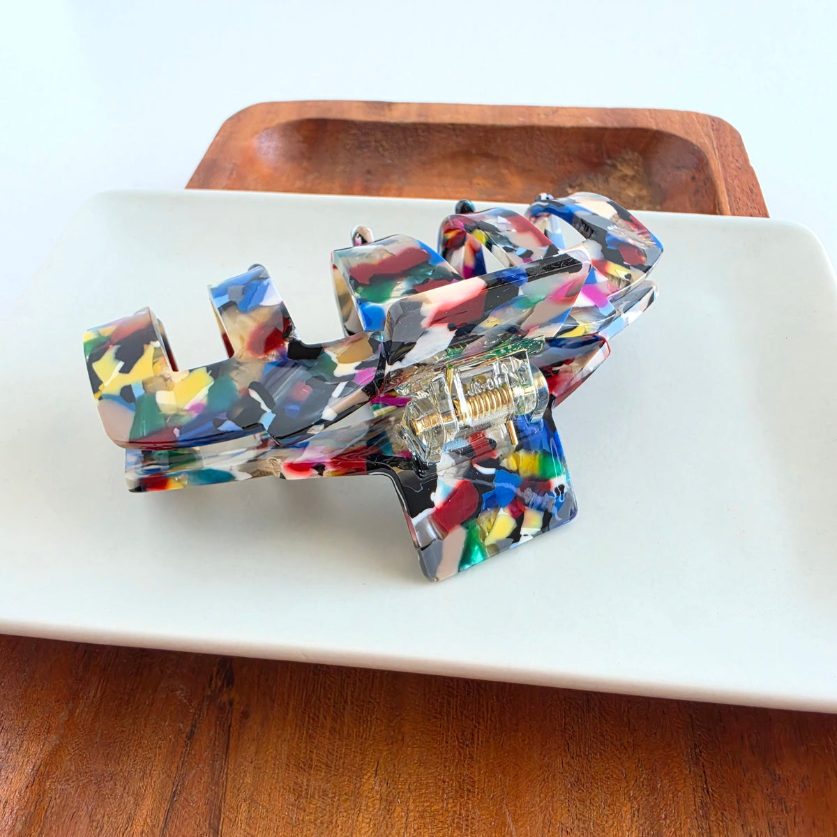 Catherine Hair Claw - Moody Mosaic