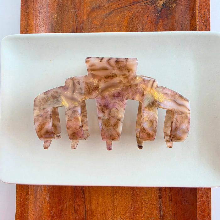 Catherine Hair Claw - Shimmering Taupe
