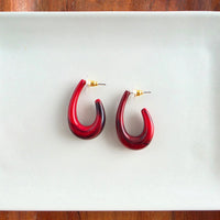 Julie Hoops - Crimson Red