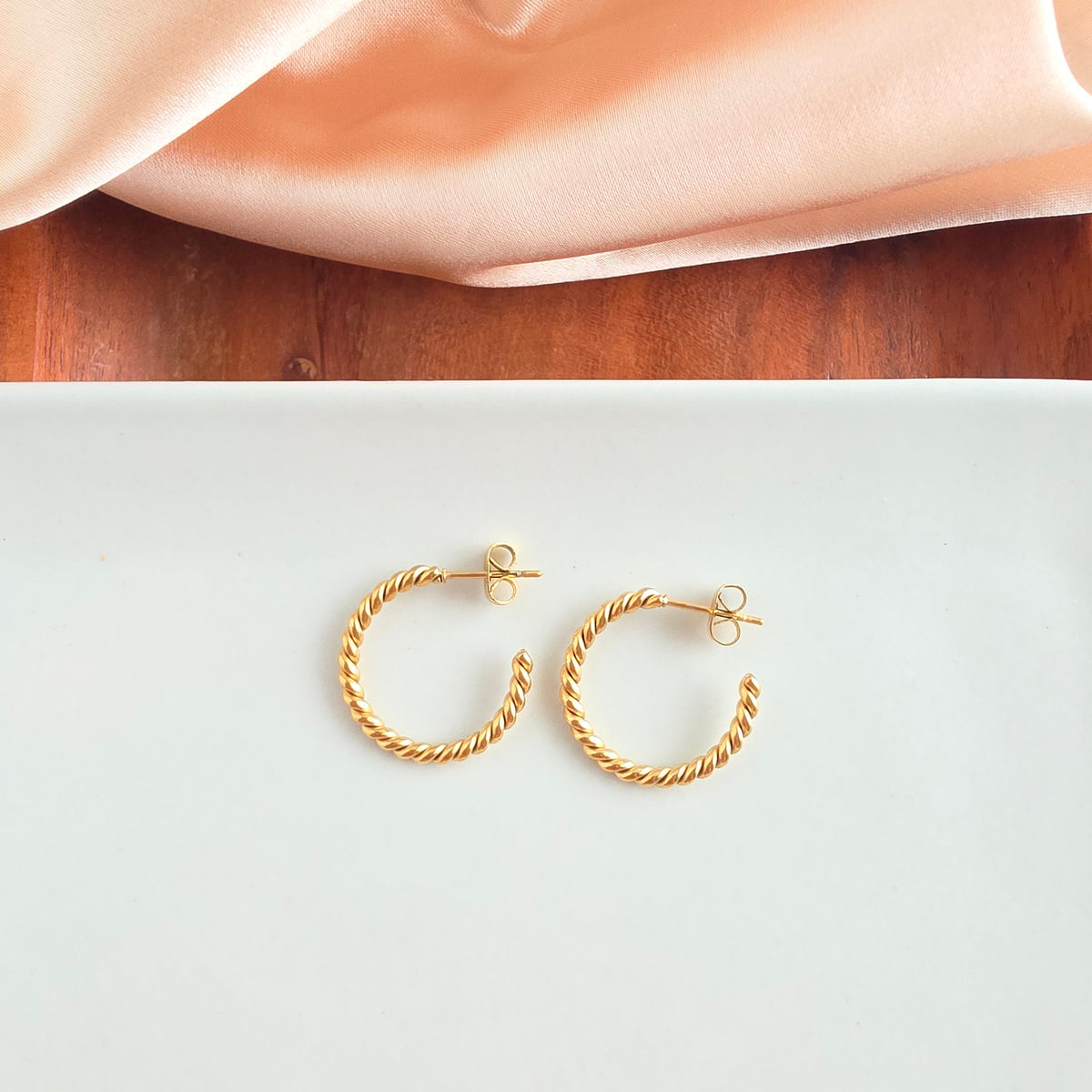 Luxe Tatum Hoops - Gold