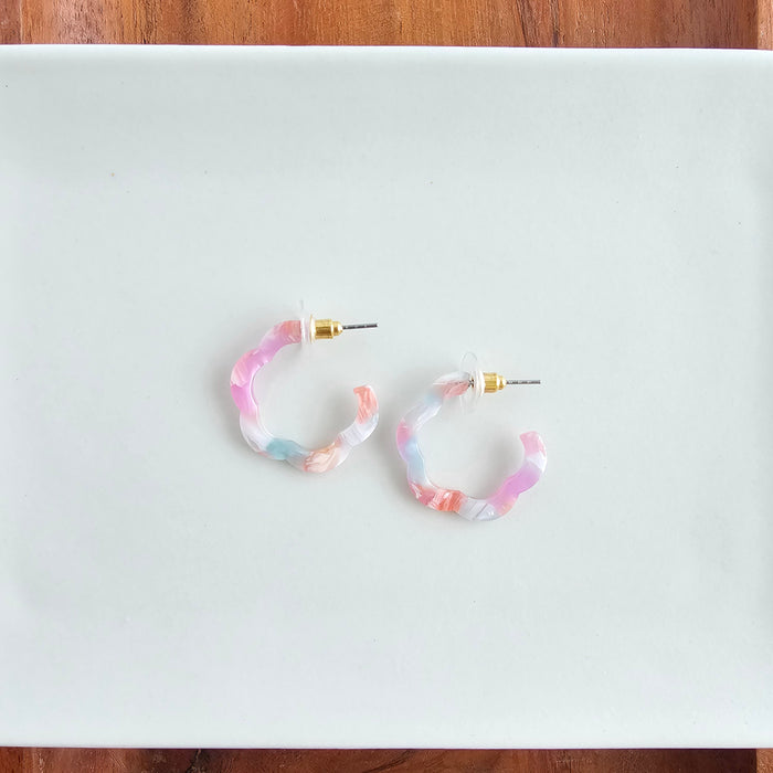 Posey Mini Hoops - Afterglow