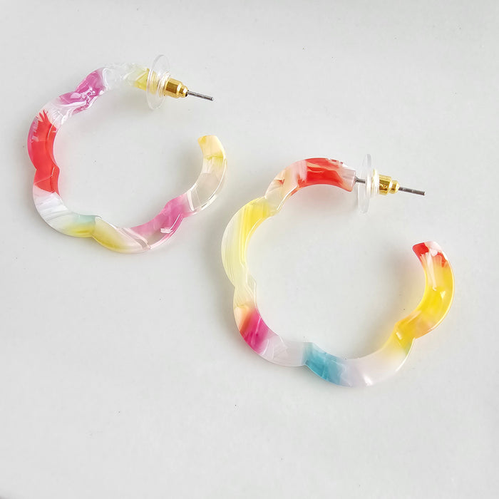 Posey Hoops - Technicolor