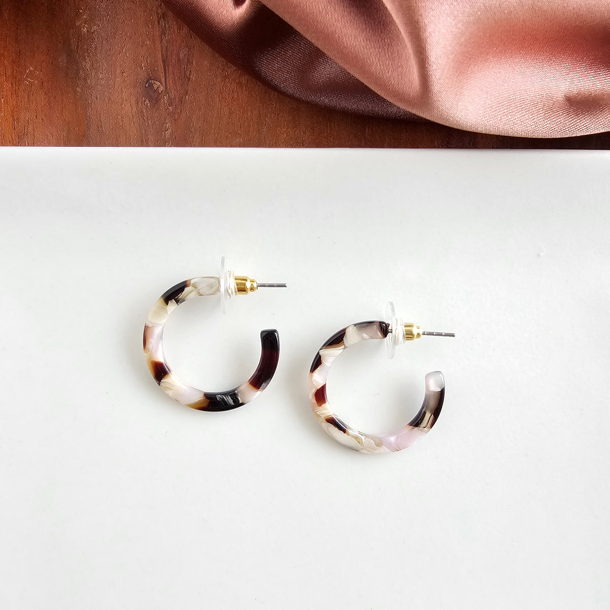 Cam Mini Hoops -  Chai Tea