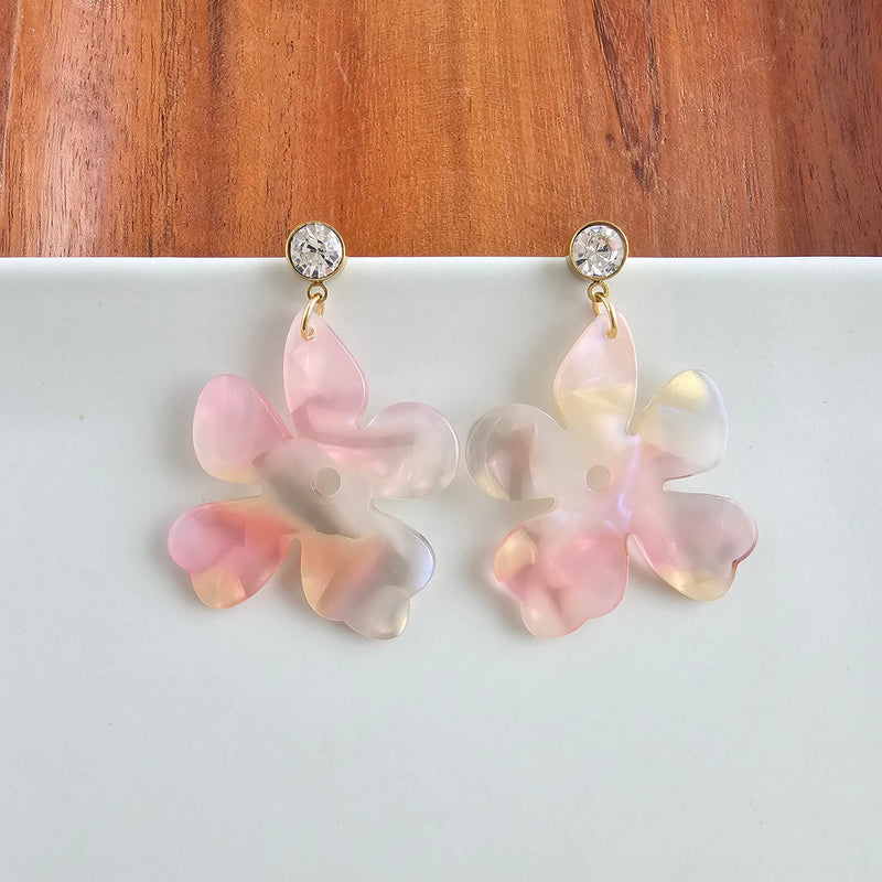Petunia Earrings - Spring Spritz