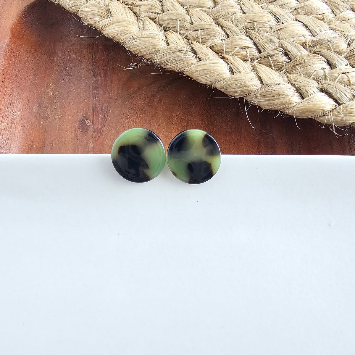 Sophie Studs - Olive Tortoise